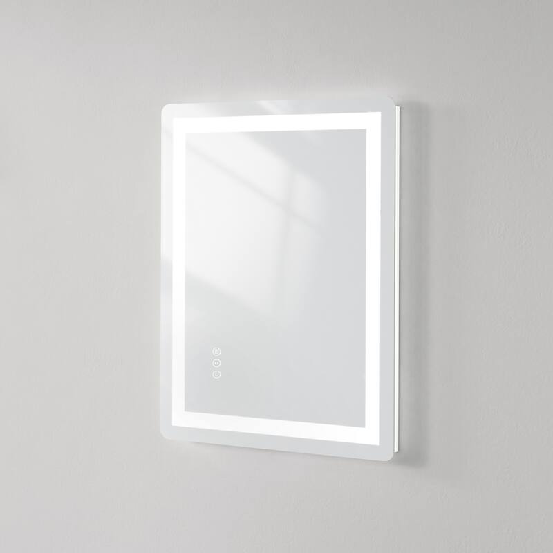 QuivaraView Frameless Front and Back LED lighted Vanity Mirror