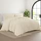 Simply Soft Ultra-soft 3-piece Duvet Cover Set - Ivory - Full - Queen