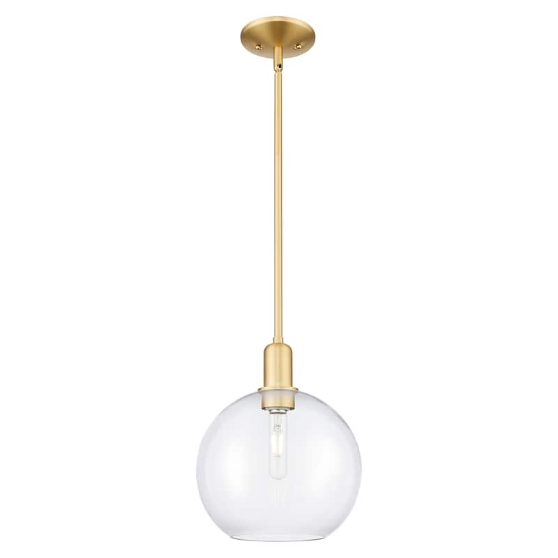 Innovations Lighting Endless Possibilities Arcadia - Athens - 1 Light 10" Stem Hung Mini Pendant - Clear/Satin Gold