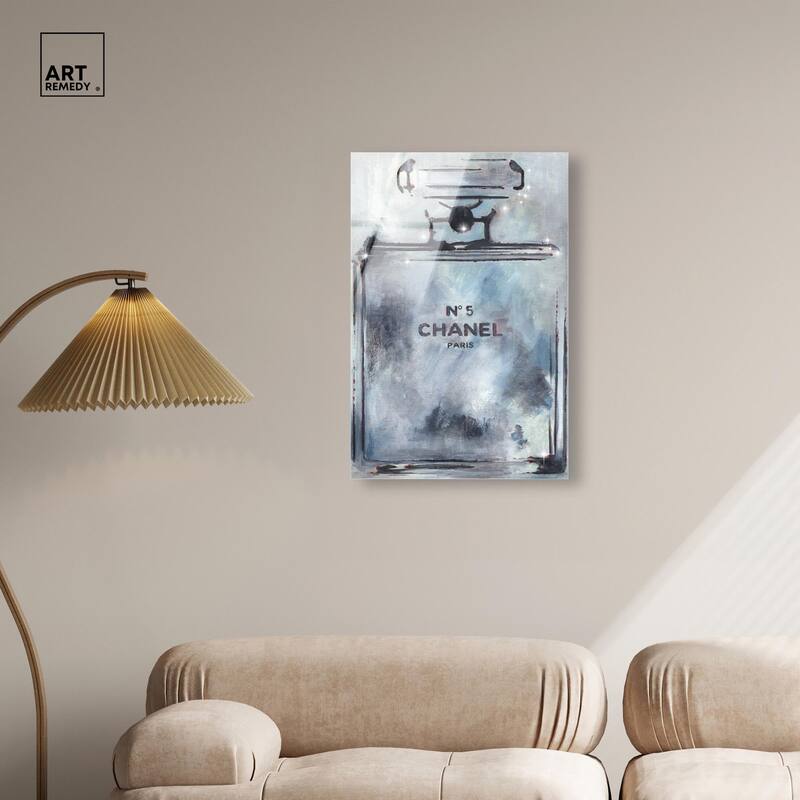 Doll Memories - Grey Perfume Acrylic by Art Remedy, Ready to Hang