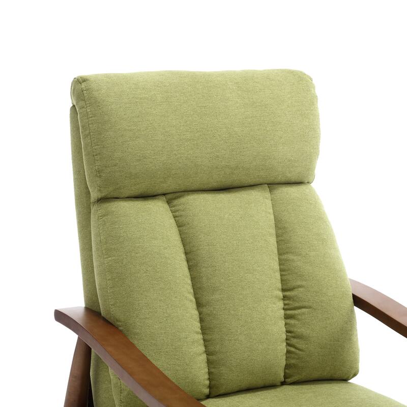 Modern 26.38" Upholstered Adjustable Chaise Lounge Chair with Wood Frame for Living Room