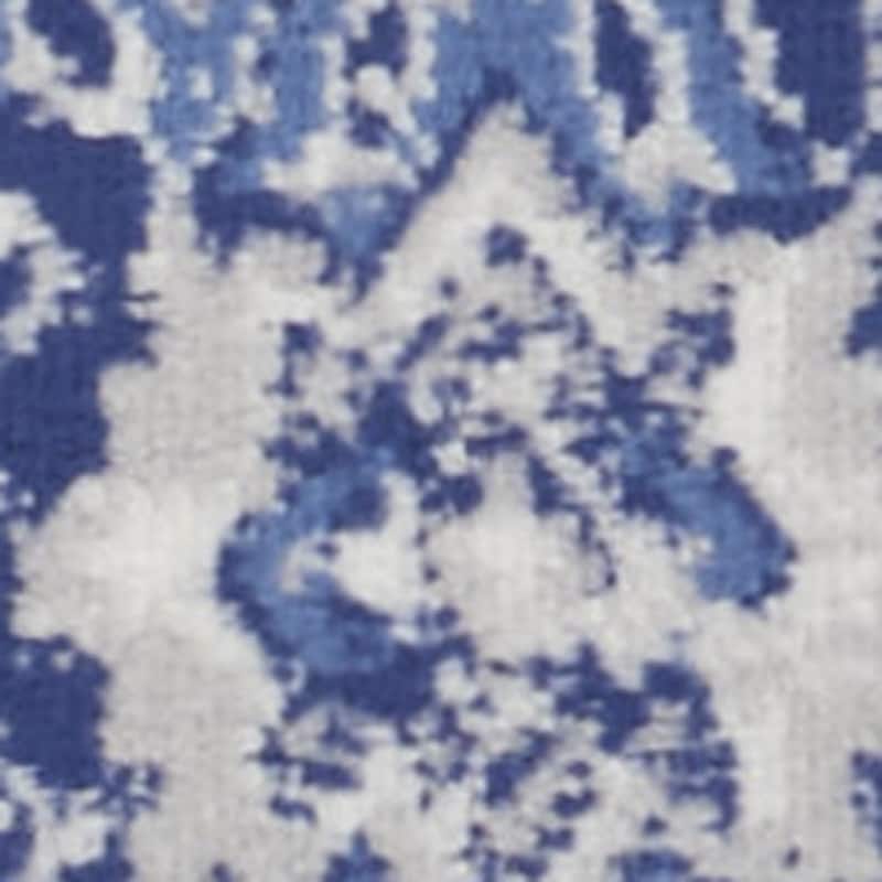 Power Loomed Distressed Abstract Floral Non Skid Stain Resistant Area Rug - 96' X '24' X '0.39