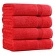 preview thumbnail 67 of 105, Superior Heritage Egyptian Cotton Absorbent Bath Towel Set of 4