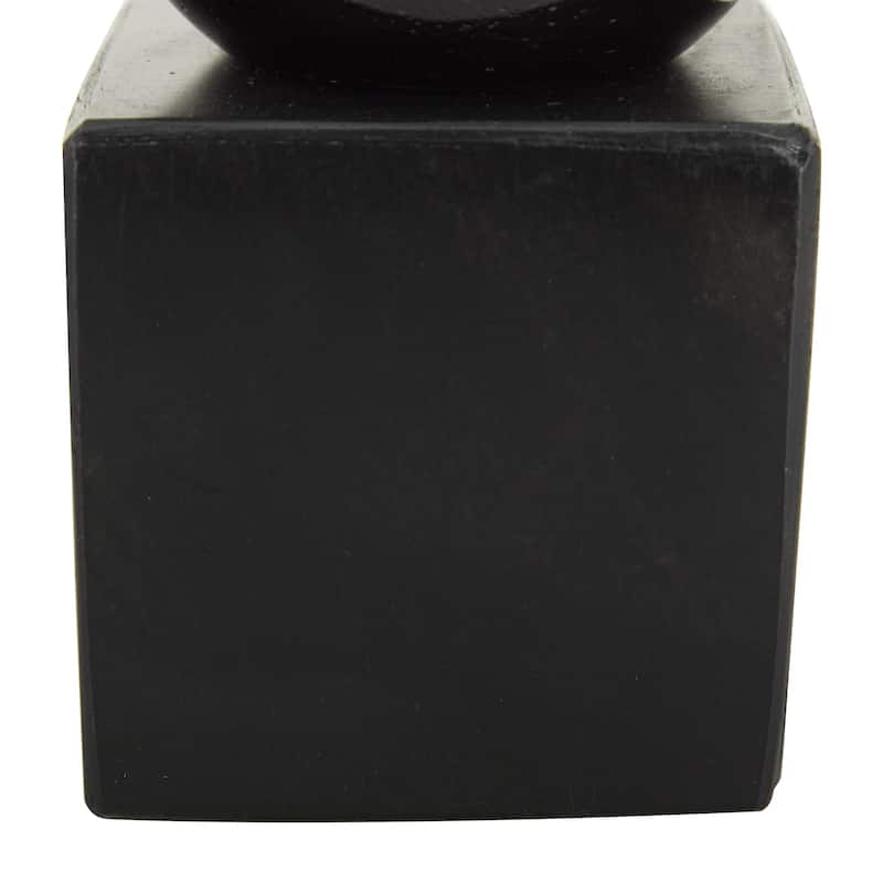 Marble Orb 7 or 10 lbs Decorative Bookends - Set of 2 Silver, Gold, Black - CosmoLiving by Cosmopolitan