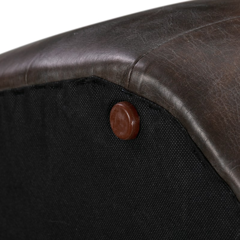 Poly & Bark Porto Ottoman - Full Grain Genuine Italian Leather