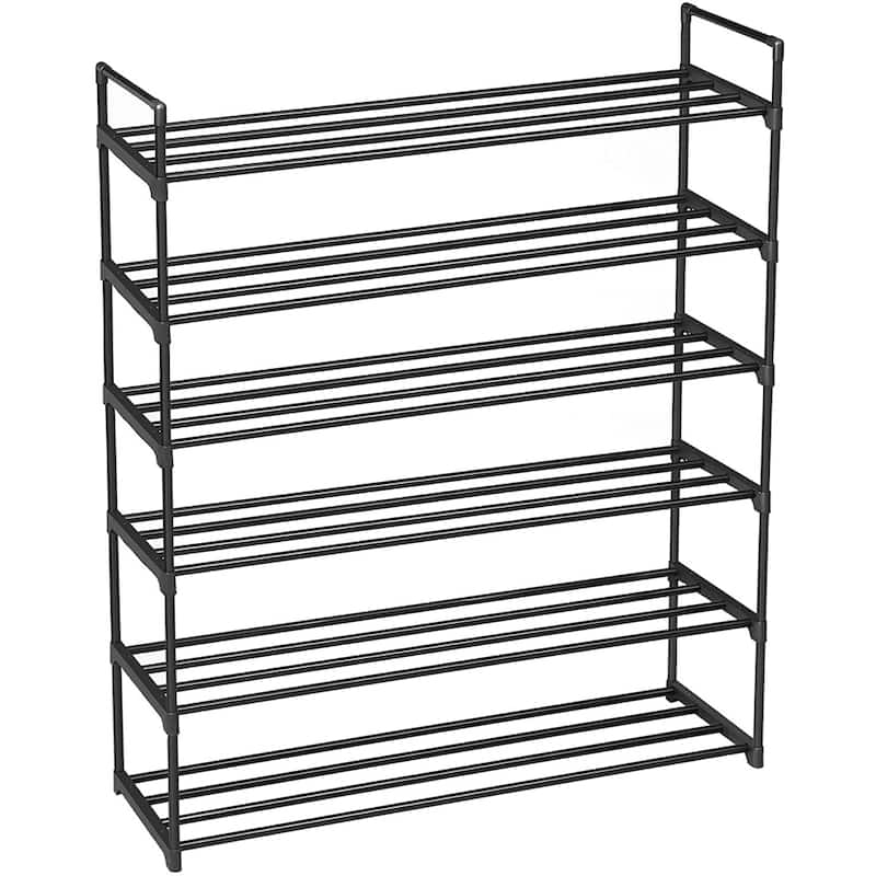 6 Tiers Shoe Rack Shoe Tower Shelf Storage Organizer