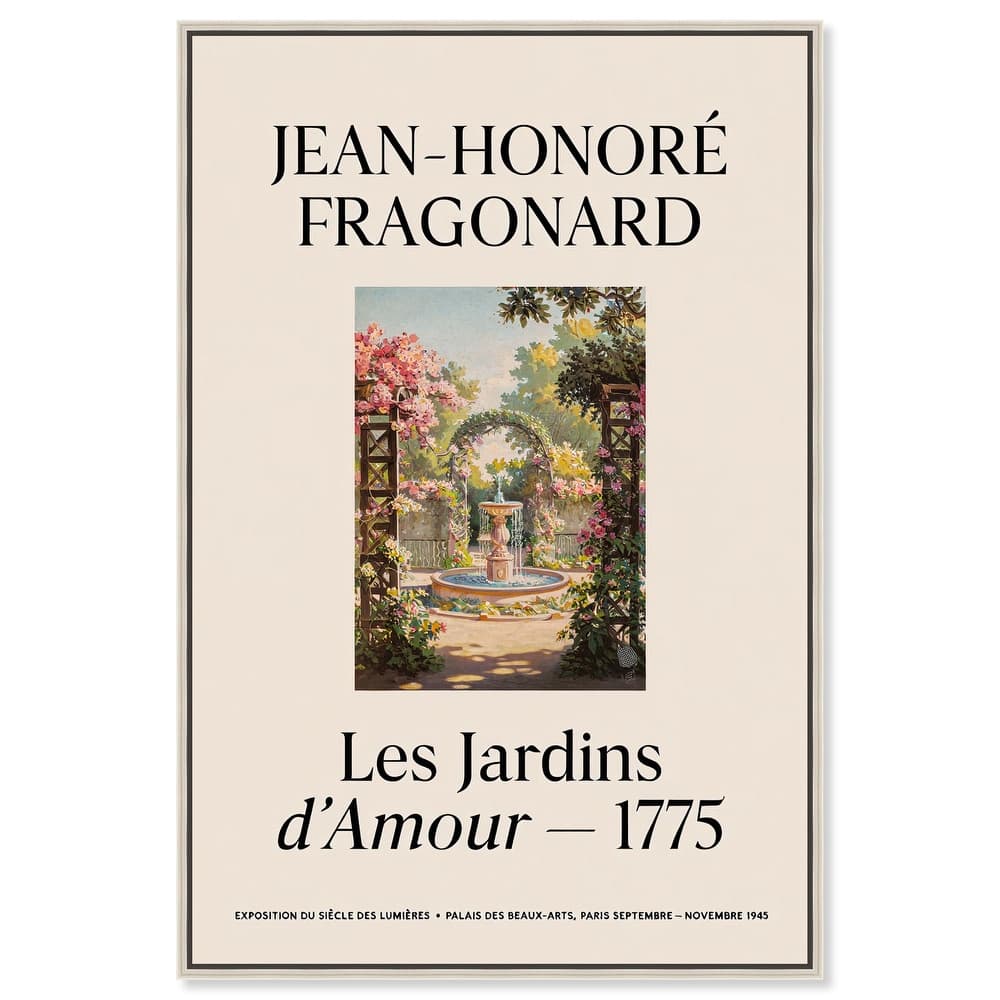 Romantic Gardens Canvas by Art Remedy