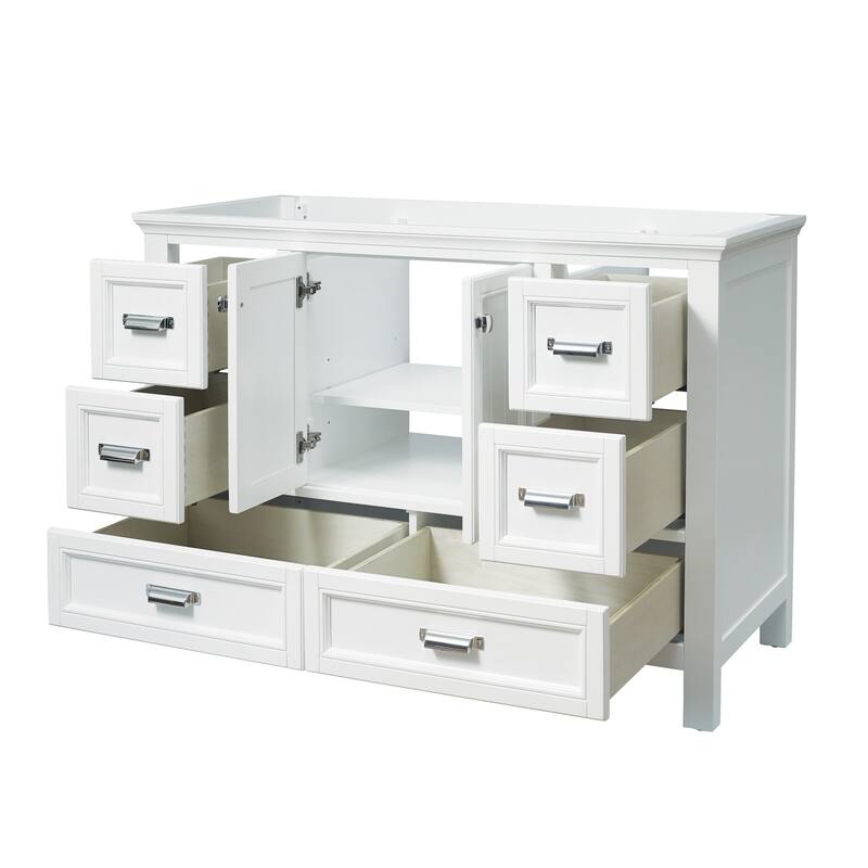 CRAFT + MAIN BAVT4922D-QCB Brantley 48" Free Standing Single Basin