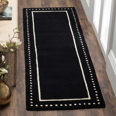 SAFAVIEH Handmade Bella Alverta Dotted Border Wool Rug