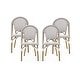 preview thumbnail 30 of 49, Elize Outdoor French Cafe Chairs (Set of 4) by Christopher Knight Home