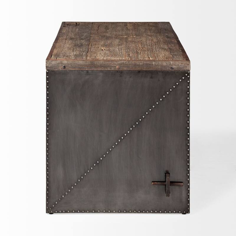 28" Dark Brown Writing Desk