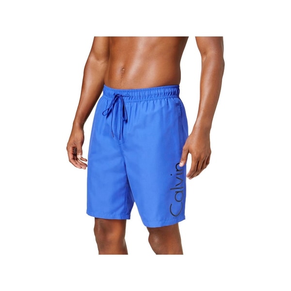 calvin klein swim shorts blue