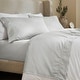 preview thumbnail 11 of 27, Superior Imperia Cotton Blend Embroidered 600 Thread Count Sheet Set California King - Platinum