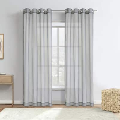 Luna Light Filtering Grommet Curtain Panel