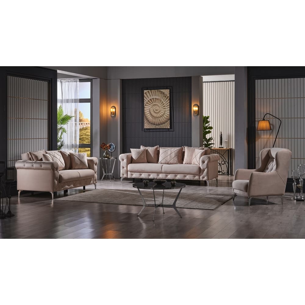 Rivario One Sofa One Loveseat One Chair Living Room Set