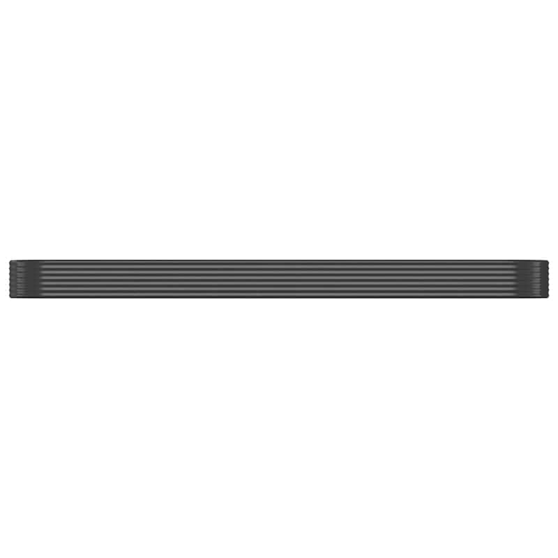 vidaXL Garden Raised Bed Anthracite Powder-coated steel Large Raised Bed - 199.6 x 39.4 x 14.2