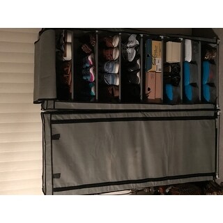 Top Product Reviews For Sunbeam Blue 8 Tier Shoe Closet 11606588 Overstock