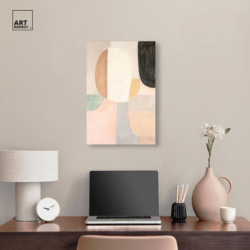 Soft Cubism I Canvas by Art Remedy, Gallery Wrapped