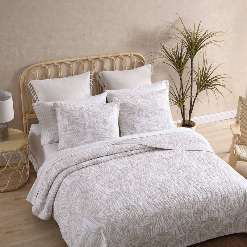 Tommy Bahama Palmday Cotton Reversible Quilt Set On Sale Bed Bath