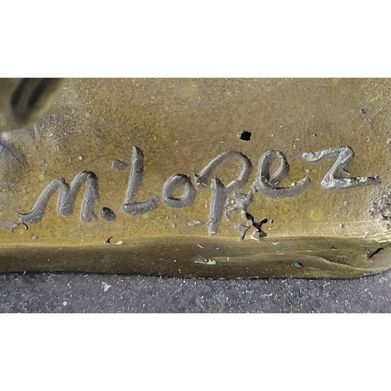 Arabian Horse Mare Bronze Figure Sculpture Statue Equestrian Decor On Marble Base