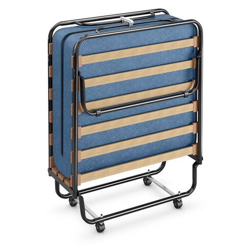 Folding Bed with Memory foam Guest Bed Made in Italy