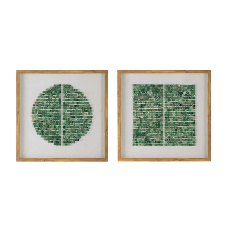 Stone Shadow Boxes Wall Art (Set of 2)