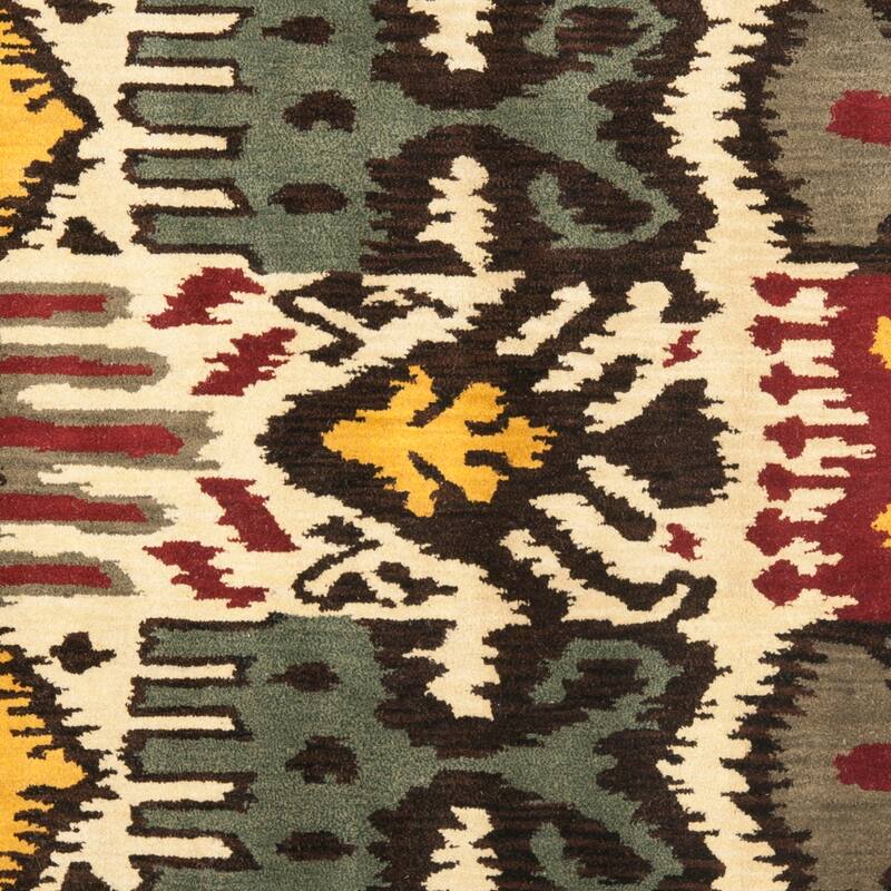 SAFAVIEH Handmade Ikat Shianne Modern Wool Rug