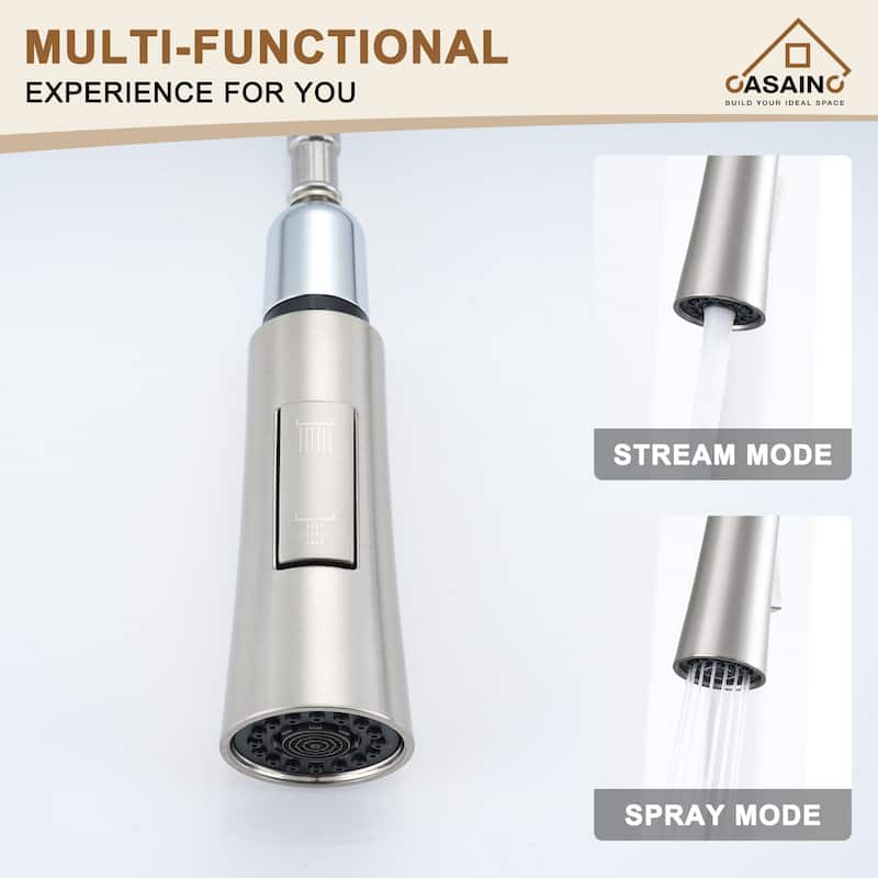 Single Handle Pull Down Sprayer Kitchen Faucet
