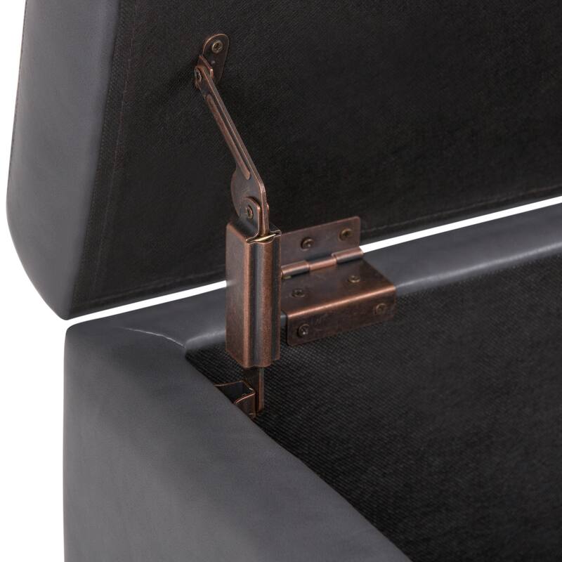 WYNDENHALL Springfield 48 inch Wide Rectangle Storage Ottoman
