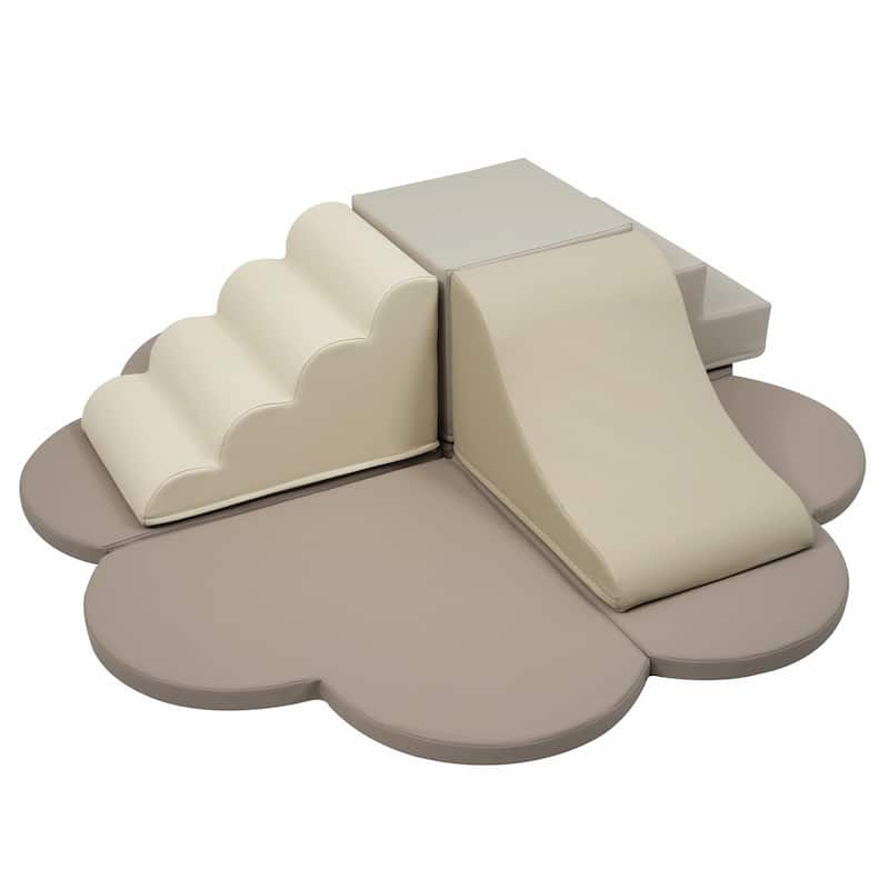 6-Piece Soft Foam Block Play Structures - Climbers for Child Development, Baby Foam Climbing Toys
