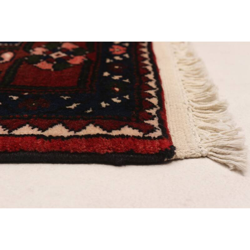 ECARPETGALLERY Hand-knotted Andelz Black Wool Rug - 4'11 x 6'7