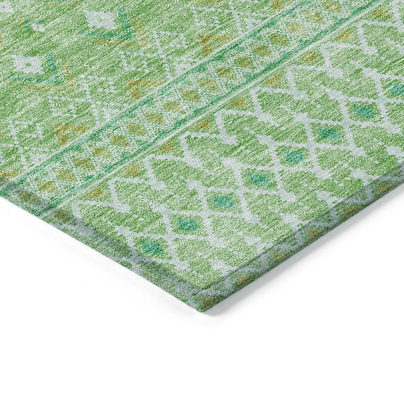 Machine Washable Indoor/ Outdoor Chantille Morrocan Boho Rug