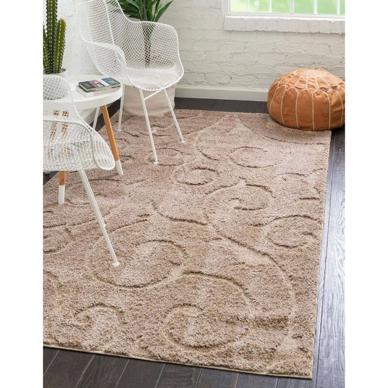 Shag Milson Collection Area Rug