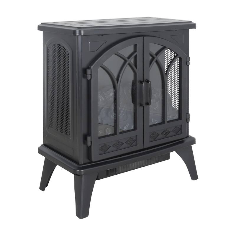 24 inch 3D Flame Electric Infrared Quartz Fireplace Stove with remote control