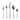 Linea Ice 5-piece Stainless Steel Flatware Set