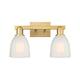 Option Brushed Brass / White