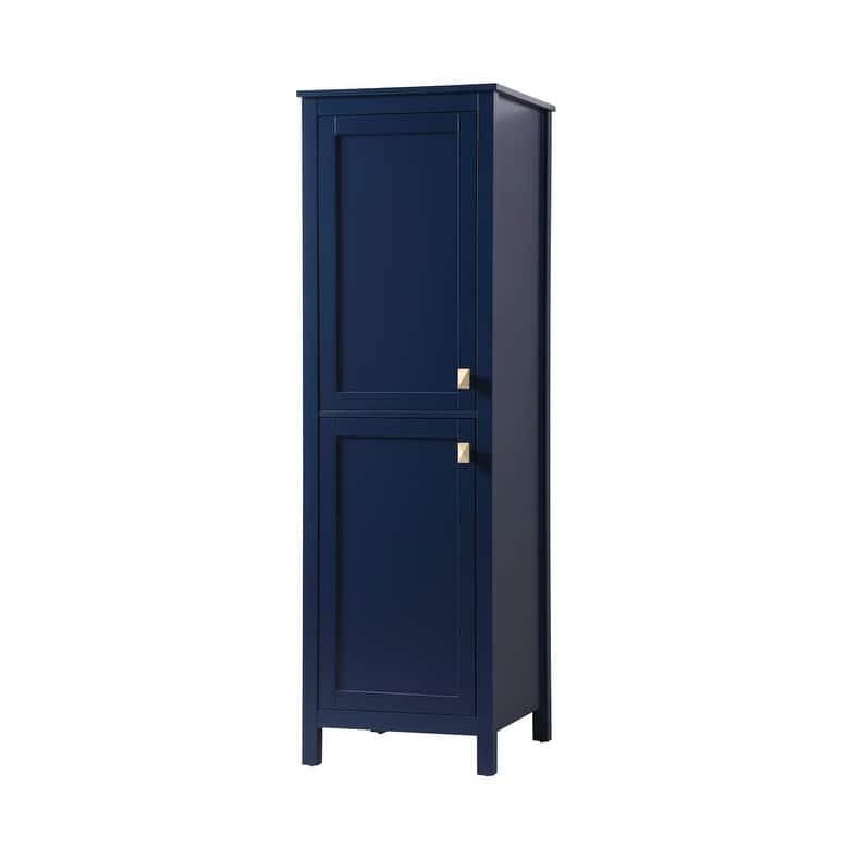 Indigo Home 20 Inch Bathroom Linen Storage Freestanding Cabinet - 20 x 22
