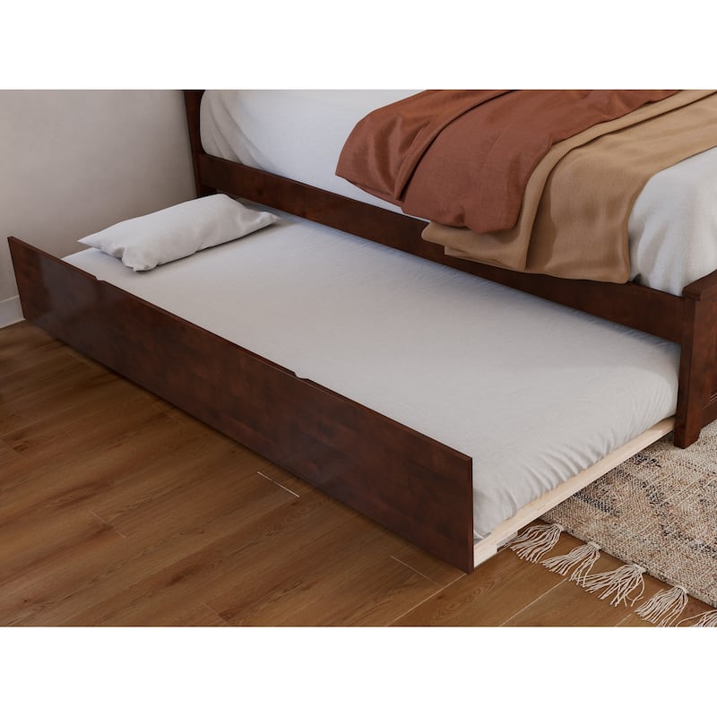 AFI Madison Platform Bed with Matching Footboard & Trundle