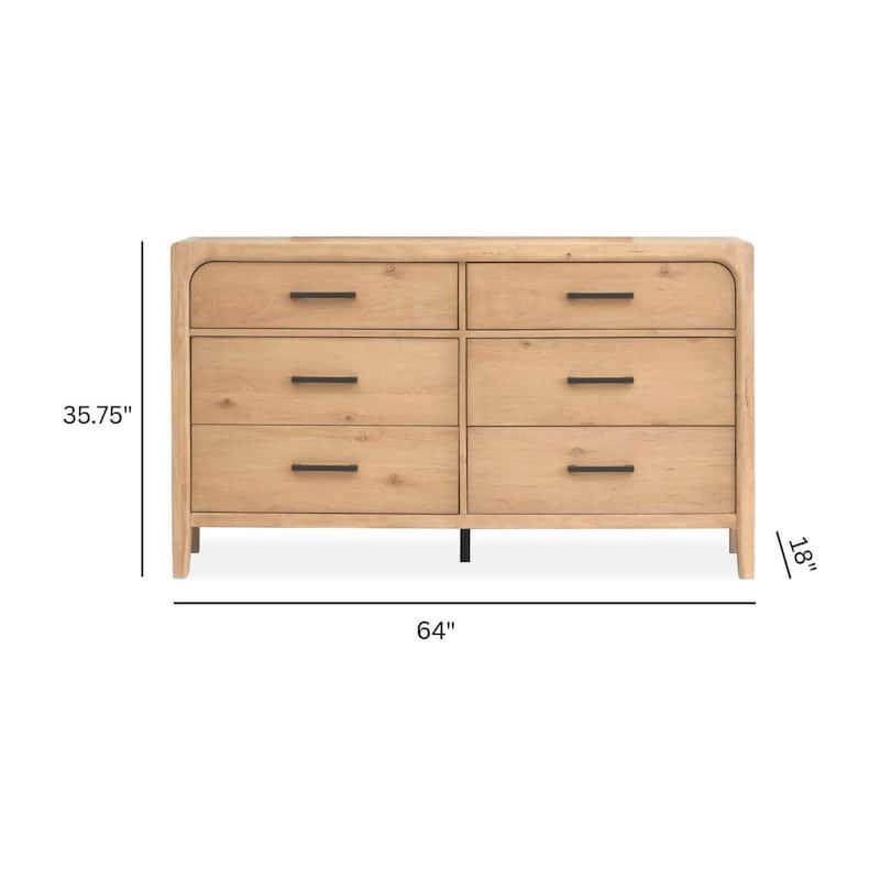 Magnussen Home Somerset Butternut Double Drawer Dresser