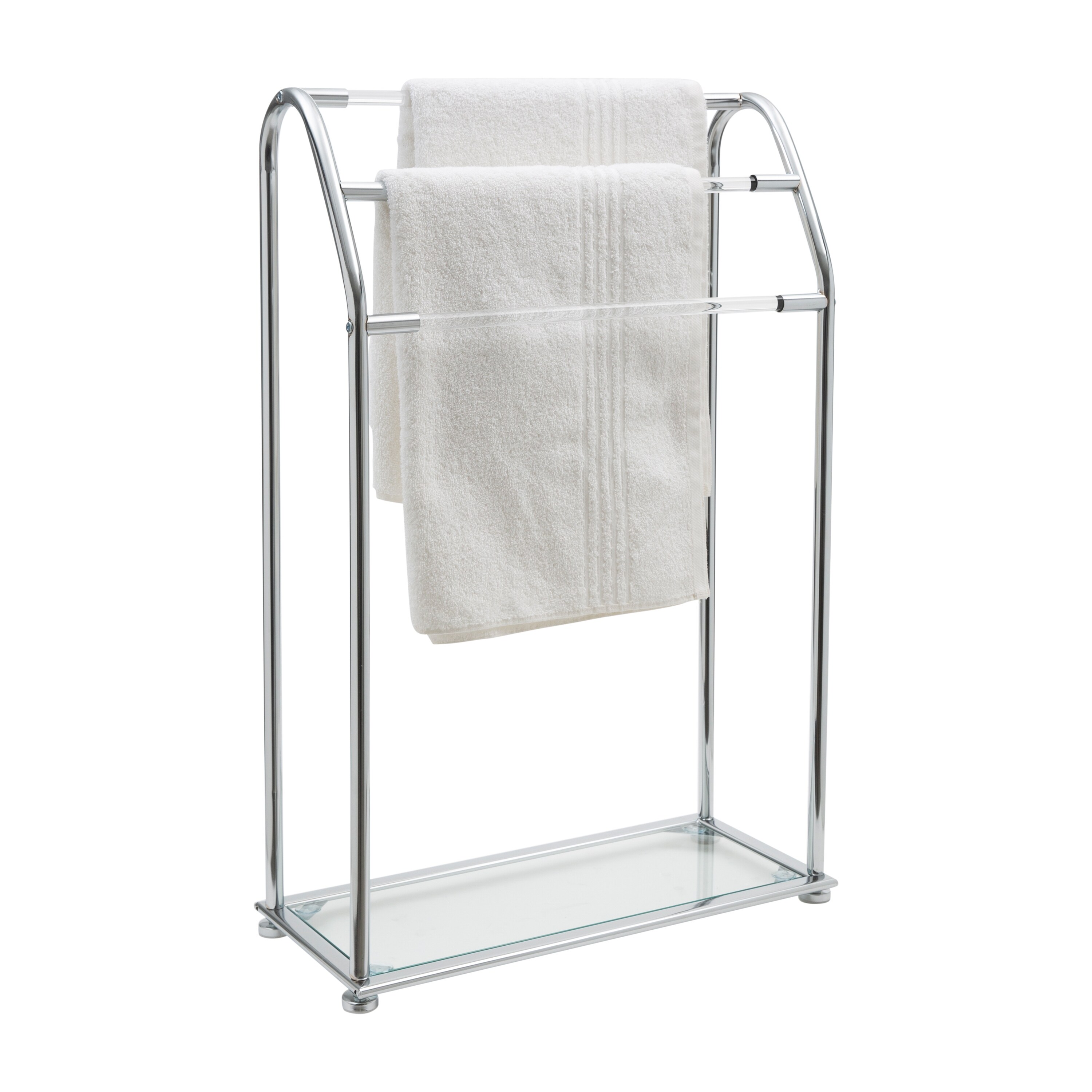 Chrome towel rail freestanding best sale