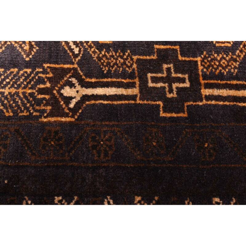 ECARPETGALLERY Hand-knotted Teimani Light Brown Wool Rug - 2'9 x 4'6