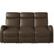 preview thumbnail 6 of 23, Strick & Bolton 3 Seat Distressed Faux Leather Reclining Loveseat