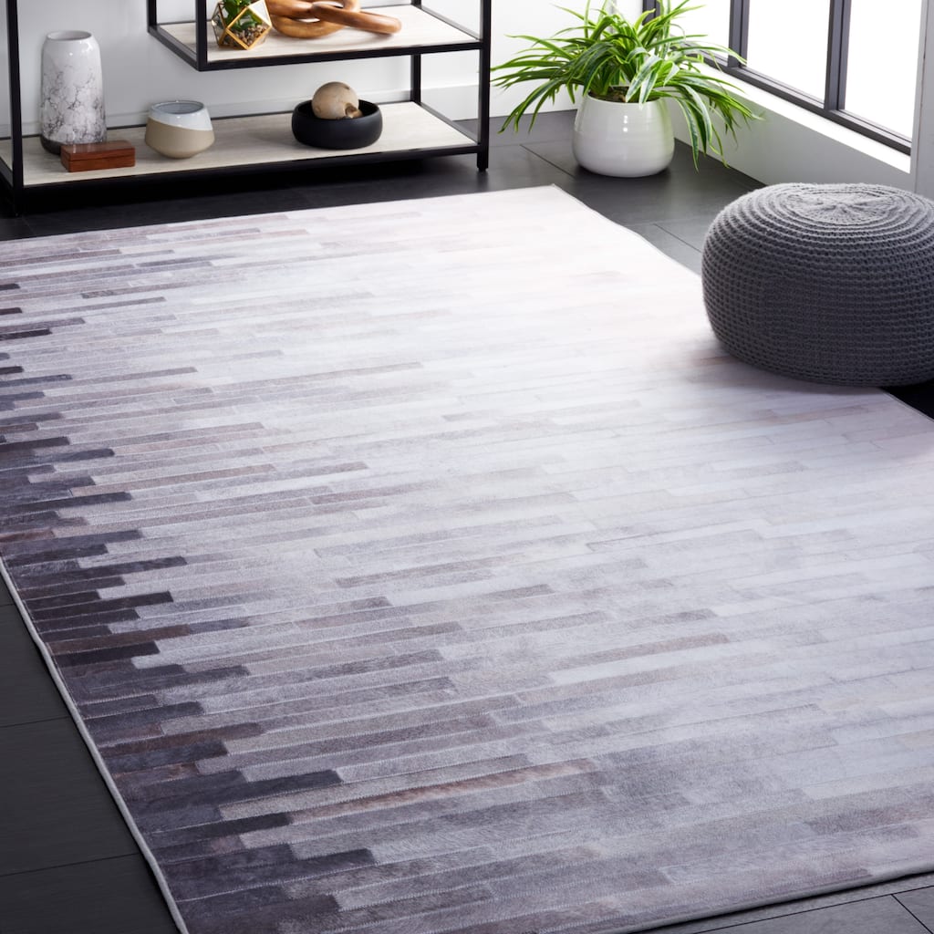 SAFAVIEH Faux Hide Machine Washable Slip Resistant Diderike Modern