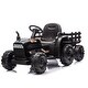 preview thumbnail 2 of 98, 24V Electric Tractor for Kids with Trailer, 400W Motor, Remote Control, Bluetooth, MP3, Ages 3-6