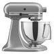 preview thumbnail 10 of 50, KitchenAid Refurbished Artisan® Series 5 Quart Tilt-Head Stand Mixer, RRK150 Silver Tread
