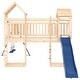 preview thumbnail 15 of 18, vidaXL Swing Set Outdoor Backyard Wooden Playground Equipment for Kids Age 3-8