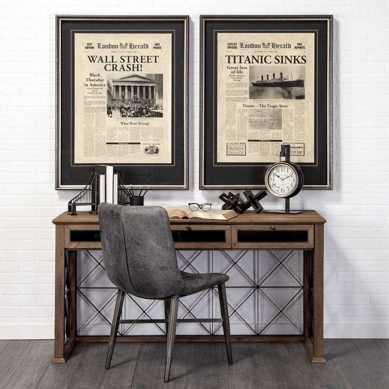 Titanic Sinks Framed Art Print