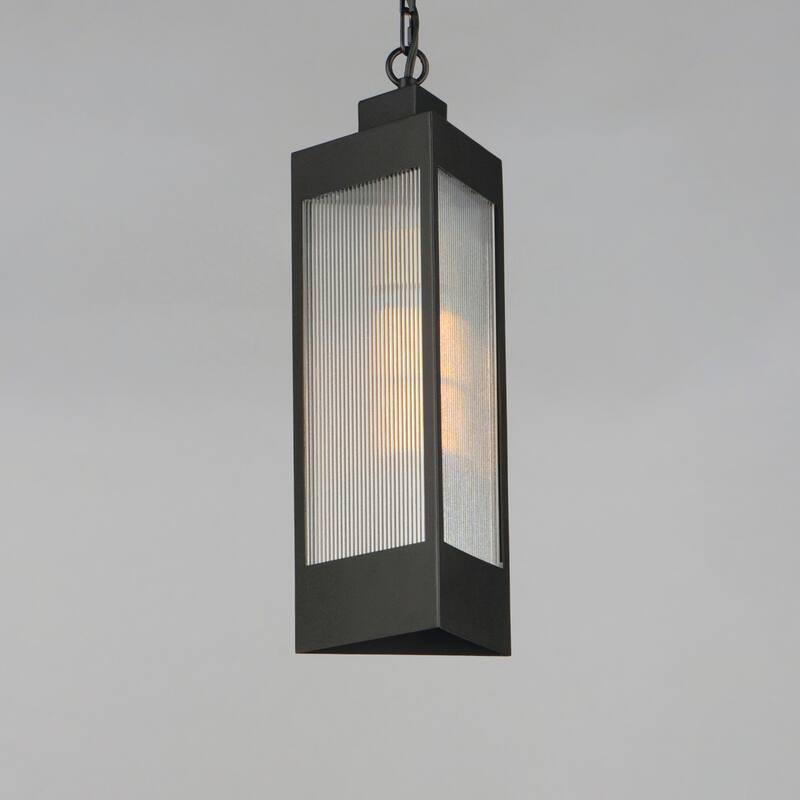 Maxim 30764CR Triform 8" Wide Outdoor Mini Pendant