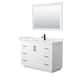 Option White, Black Trim, White Quartz Top