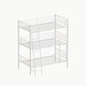 preview thumbnail 16 of 18, Multifunctional Triple Bunk Bed,Bedroom Dormitory Twin Size Metal Triple Bunk Bed Can Be Disassembled Into Three Beds